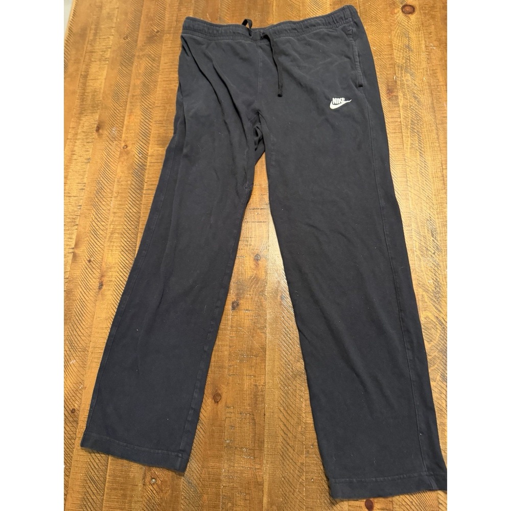 Nike Black Logo Baggy Fit sweatpants Mens size M Medium